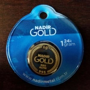 1g gold bar 24K NGR ,Fine Fineness 995.0 Pure Gold